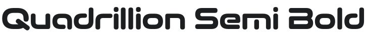 Quadrillion Font Preview