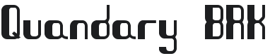 Quandary Font Preview