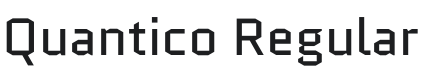 Quantico Font Preview