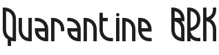 Quarantine Font Preview