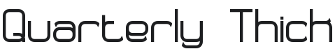 Quarterly Font Preview