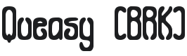 Queasy Font Preview