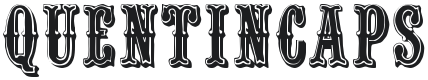 Quentin Caps Font Preview
