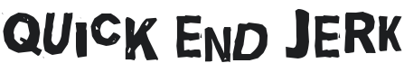 Quick End Jerk Font Preview
