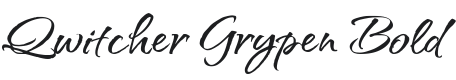 Qwitcher Grypen Bold Font Preview