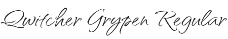 Qwitcher Grypen Font Preview