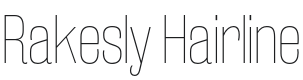 Rakesly Hairline Font Preview