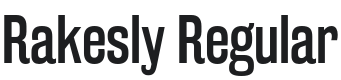 Rakesly Font Preview