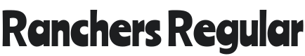 Ranchers Font Preview