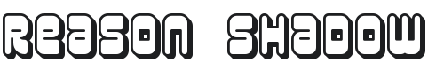 Reason Shadow BRK Font Preview