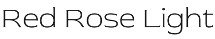 Red Rose Light Font Preview