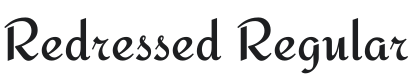 Redressed Font Preview