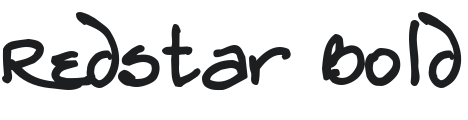 Redstar Bold Font Preview