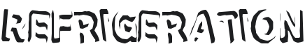 Refrigeration Font Preview