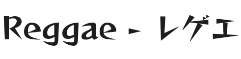 Reggae One Font Preview