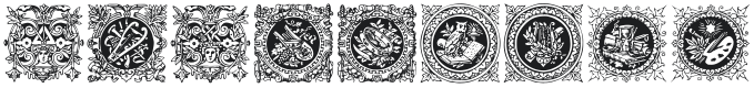 Relief Font Preview