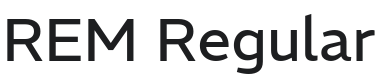 REM Font Preview