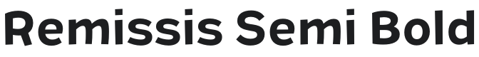 Remissis Font Preview