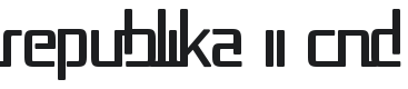 Republika II Cnd Font Preview