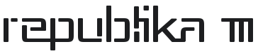 Republika III Font Preview