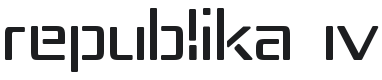 Republika IV Font Preview