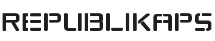 Republikaps Font Preview