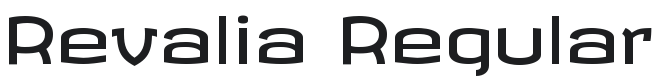 Revalia Font Preview
