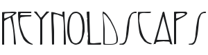 Reynolds Caps Font Preview