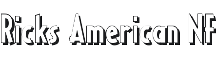 Ricks American NF Font Preview