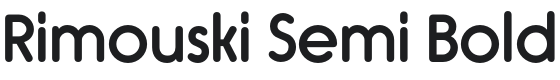 Rimouski Font Preview