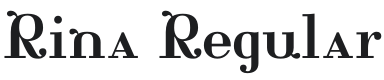 Rina Font Preview