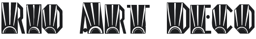 Rio Art Deco Font Preview