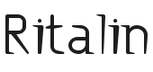 Ritalin Font Preview