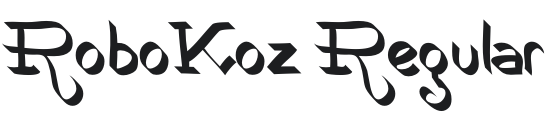 RoboKoz Font Preview