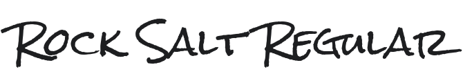 Rock Salt Font Preview