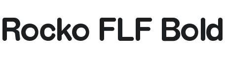 Rocko FLF-Bold Font Preview