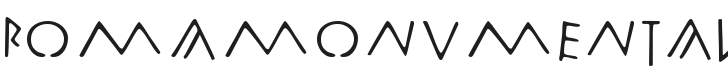 Roma Monumental BC Font Preview