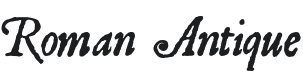 Roman Antique Italic Font Preview