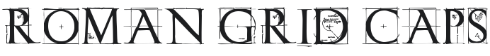 Roman Grid Caps Font Preview