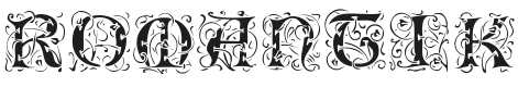 Romantik Font Preview