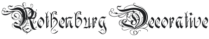 Rothenburg Decorative Font Preview