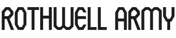 Rothwell Army-Regular Font Preview