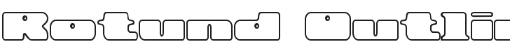 Rotund Outline (BRK) Font Preview