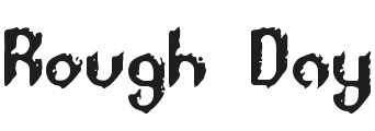 Rough Day Font Preview
