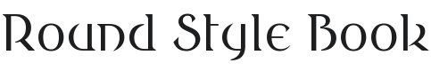 Round Style Font Preview