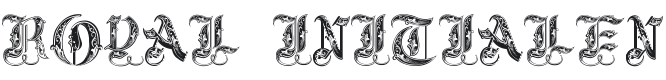 Royal Initialen Font Preview
