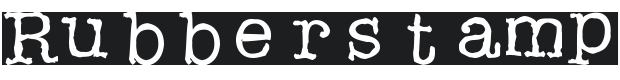 Rubberstamp Font Preview