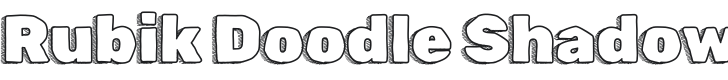 Rubik Doodle Shadow Font Preview