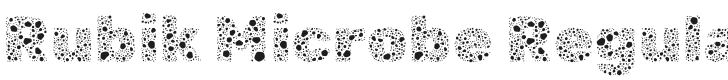 Rubik Microbe Font Preview