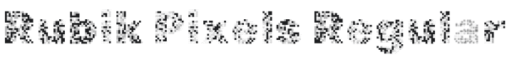 Rubik Pixels Font Preview